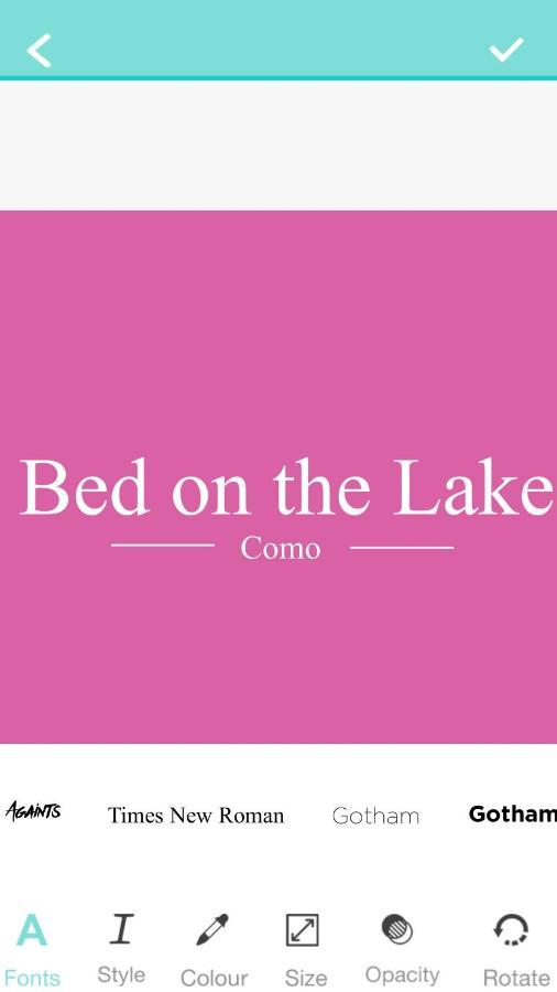 Bed On The Lake Como Monolocale Vista Lago Exterior foto
